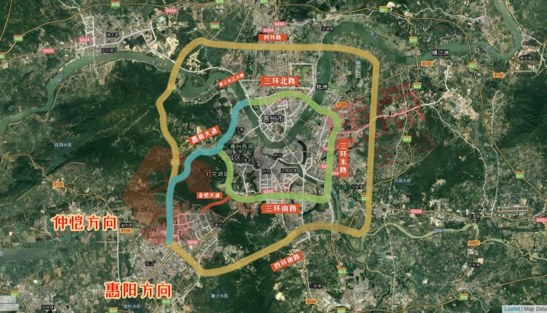 惠州四环路最新规划图，科技引领城市未来，新篇章启航之路