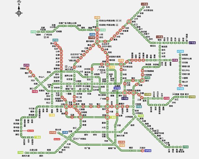 广州地铁最新全图，一网打尽，畅游无忧！