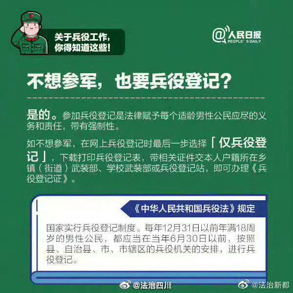 最新兵役法下的温馨故事